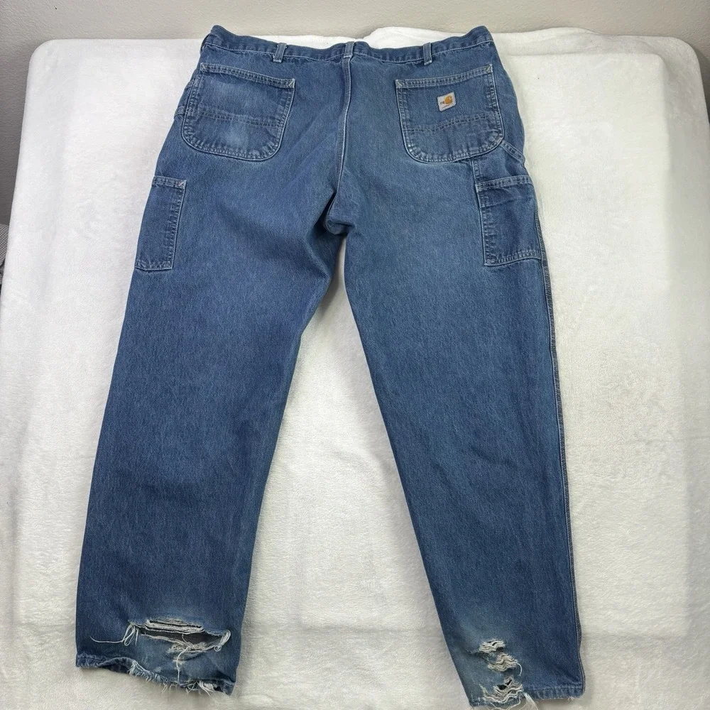 Carhartt FRB 13 DNM Blue Carpenter Denim Jeans Men's W 42
